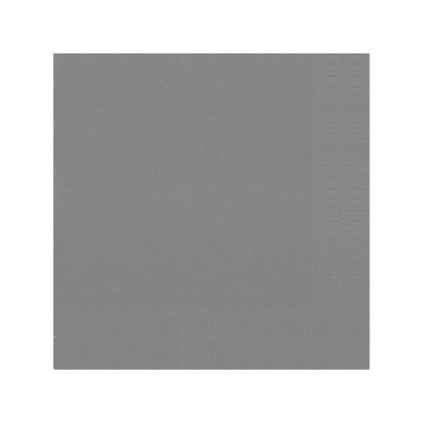 Serviett DUNI 3L 33cm granitt grå (125)