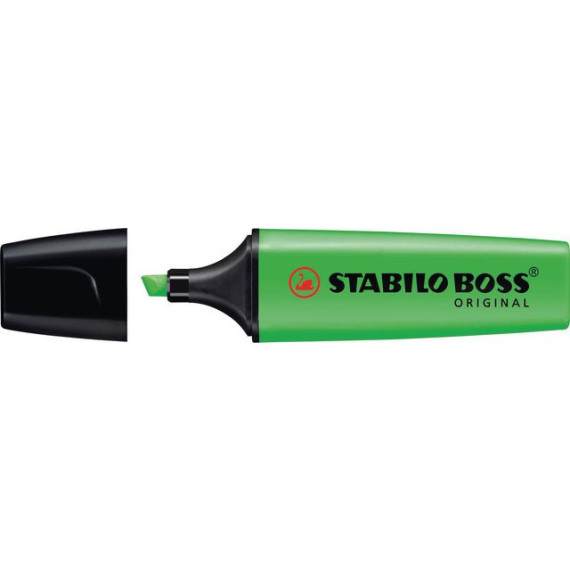 Tekstmarker STABILO Boss grønn