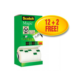 Tape SCOTCH Magic 810 12+2rl gratis(14)