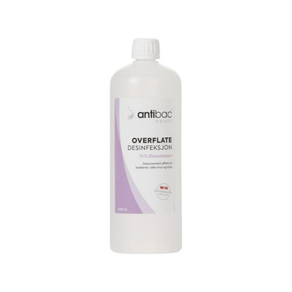 Overflatedesinfeksjon ANTIBAC 75% 1L