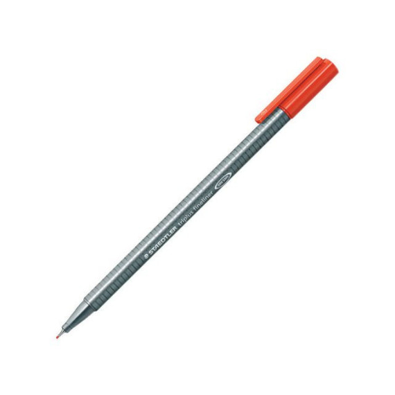 Fiberpenn STAEDTLER Triplus 0,3mm rød