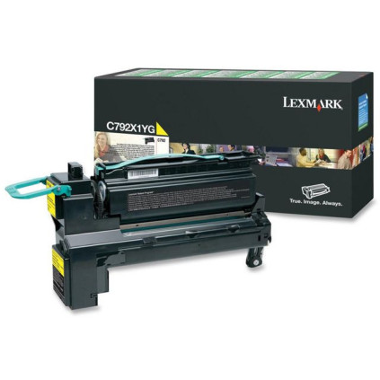 Toner LEXMARK C792X1YG 20K gul