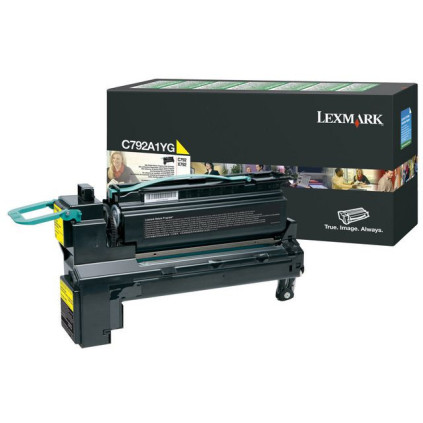 Toner LEXMARK C792A1YG 6K gul