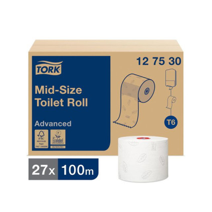 Toalettpapir TORK Advance 2L T6 100m