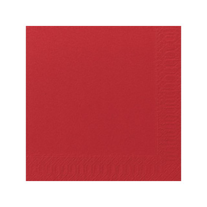 Serviett DUNI 3L 40cm rød (125)