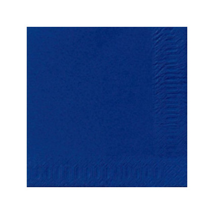 Serviett DUNI 3L 33cm mørk blå (125)