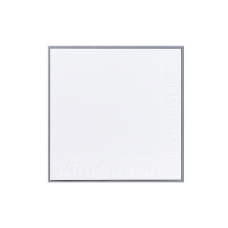 Serviett DUNI 3L 40cm hvit (125)