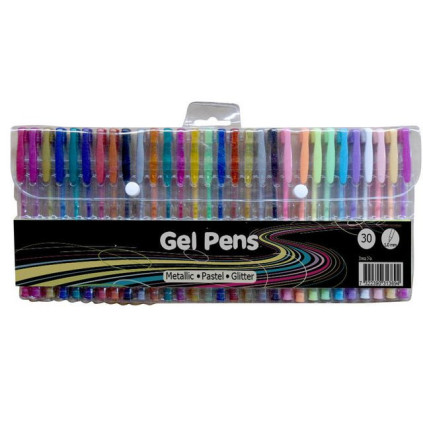 Geleroller metallic glitter pastell (30)