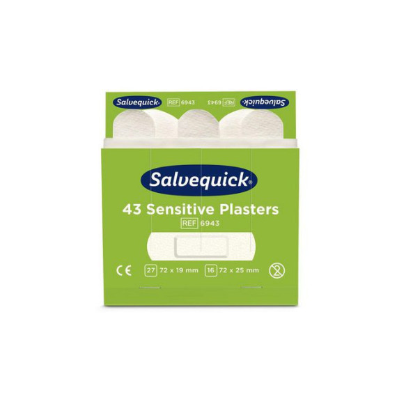 Plaster SALVEQUICK Sensitive refill (43)