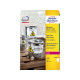 Etikett AVERY polyester 210x297mm (20)