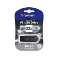 Minne VERBATIM V3 USB 3.0 32GB GREY