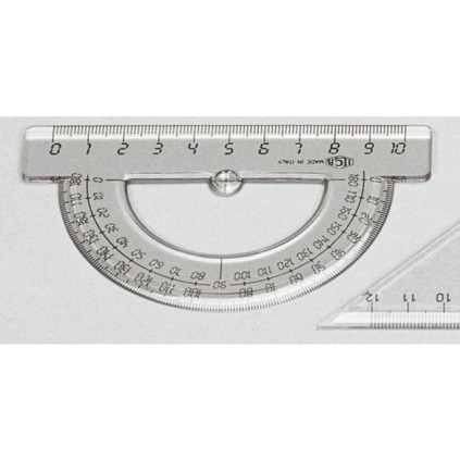 Gradskive plast 180 grader 10cm 20stk