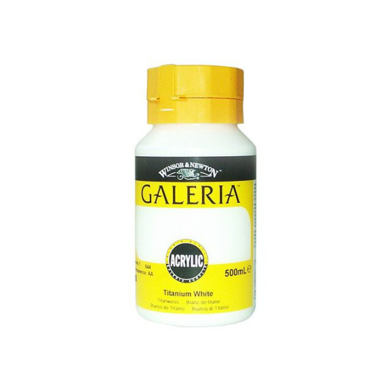 Akrylfarge Galeria 500ml hvit