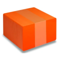 Plastkort - Oransje 0,76 mm (100)