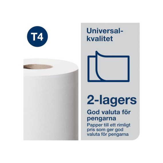 Toalettpapir TORK Univer 2L T4 45m (6)