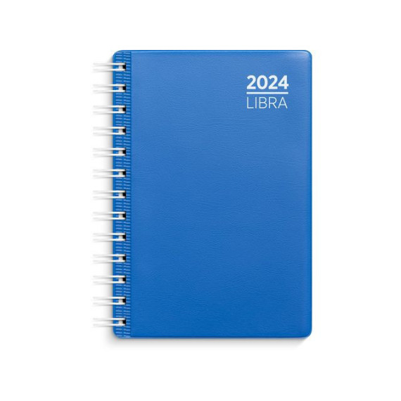 Dagbok GRIEG Libra plast 2024 blå