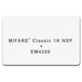Plastkort - MIFARE® Classic 1K NXP + EM4200 (100)