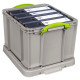 Oppbevaringsboks RUP resirk 35L grønn/gr