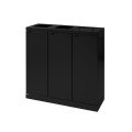 Avfallsbeholder BICA 873 3x65L Sort