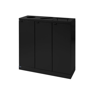 Avfallsbeholder BICA 875 3x65L Sort