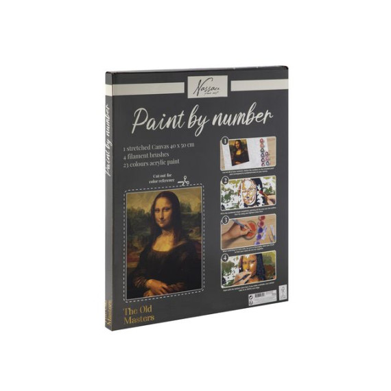 Paint by number Mona Lisa 40x50cm