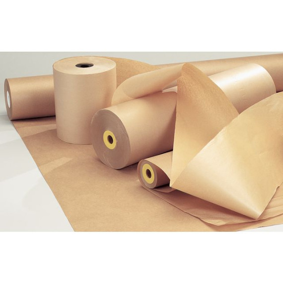 Papir ubleket kraft 100g 150cm 10kg/rull