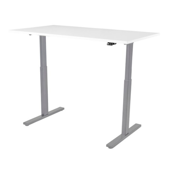 Skrivebord KENSON 160x80 hvit/sølv