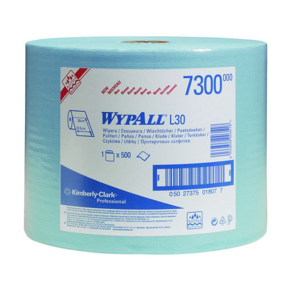 Industritørk WYPALL 2L 380m blå