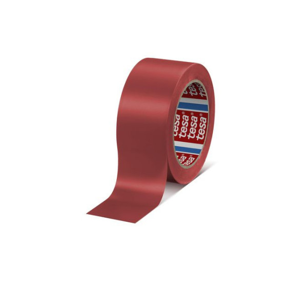 Tape TESA PVC gulv/varsel rød