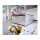 Tape TESA Anti-Scratch PET gulv sort/gul