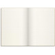 Skrivebok BURDE A5 linjer beige