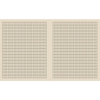 Kladdebok 17x21cm 55g 30bl 5x10mm ruter