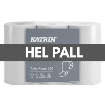 Toalettpapir KATRIN Plus 250 2L 36m (6) Hel pall