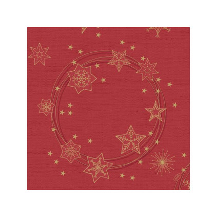 Serviett DUNILIN 40cm Star Shine Red(45)