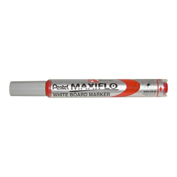 Whiteboardpenn PENTEL Maxiflo F rød
