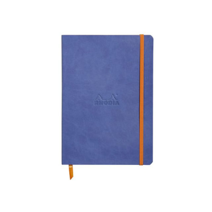 Notatbok RHODIA A5 90g linjert sapphire