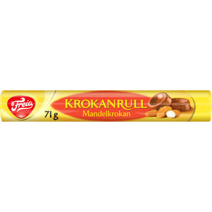Sjokolade FREIA Krokanrull 71g