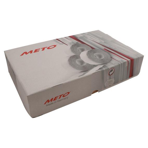 Prisetikett METO avtagbar 29x28mm rød (30rl/700)