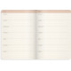 Kalender Week Planner Deluxe A5 cognac