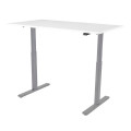 Skrivebord KENSON 180x80 hvit/sølv