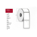 Termo etikett 76x51mm (1370)