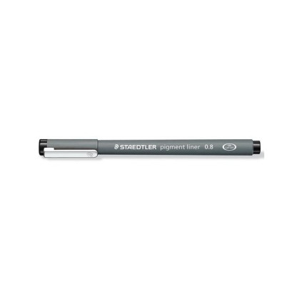 Fiberpenn STAEDTLER 0,8mm sort
