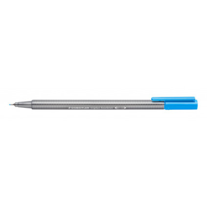 Fiberpenn STAEDTLER 0,3mm lys blå