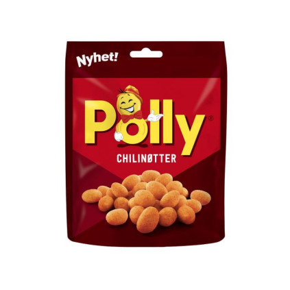 Peanøtter POLLY Chilinøtter 160g
