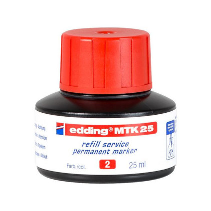 Refill EDDING permanent merkepenn rød