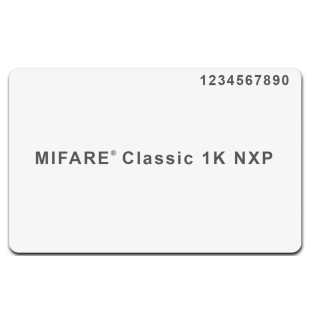 Plastkort - MIFARE® Classic 1K NXP ARX 10des printet 100/pk