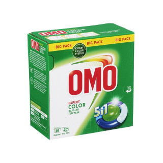 Tøyvask OMO Expert Color 5i1 tabl. (36)