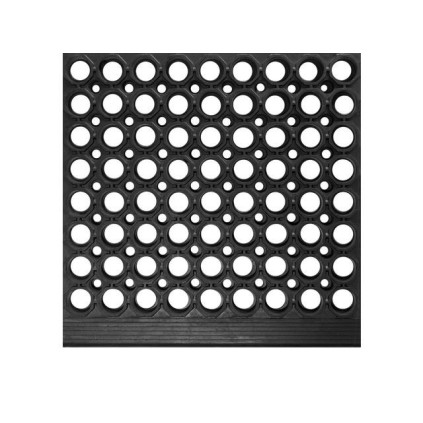 Avskrapningsmatte Yoga L 91x152cm sort