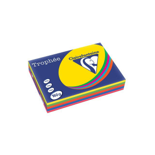 Kopipapir TROPHEE A4 160g int ass. (250)