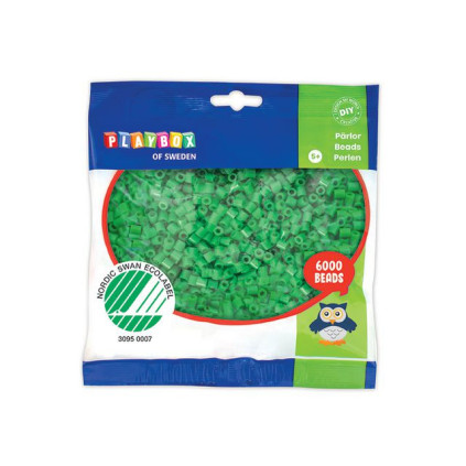 Perler PLAYBOX grønn (6 000)